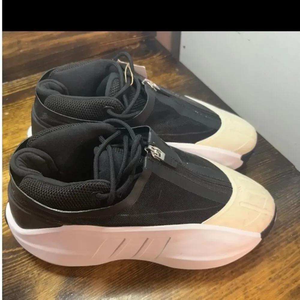 Adidas Crazy lllnfinity White‎ And Black Sneakers SIze 6